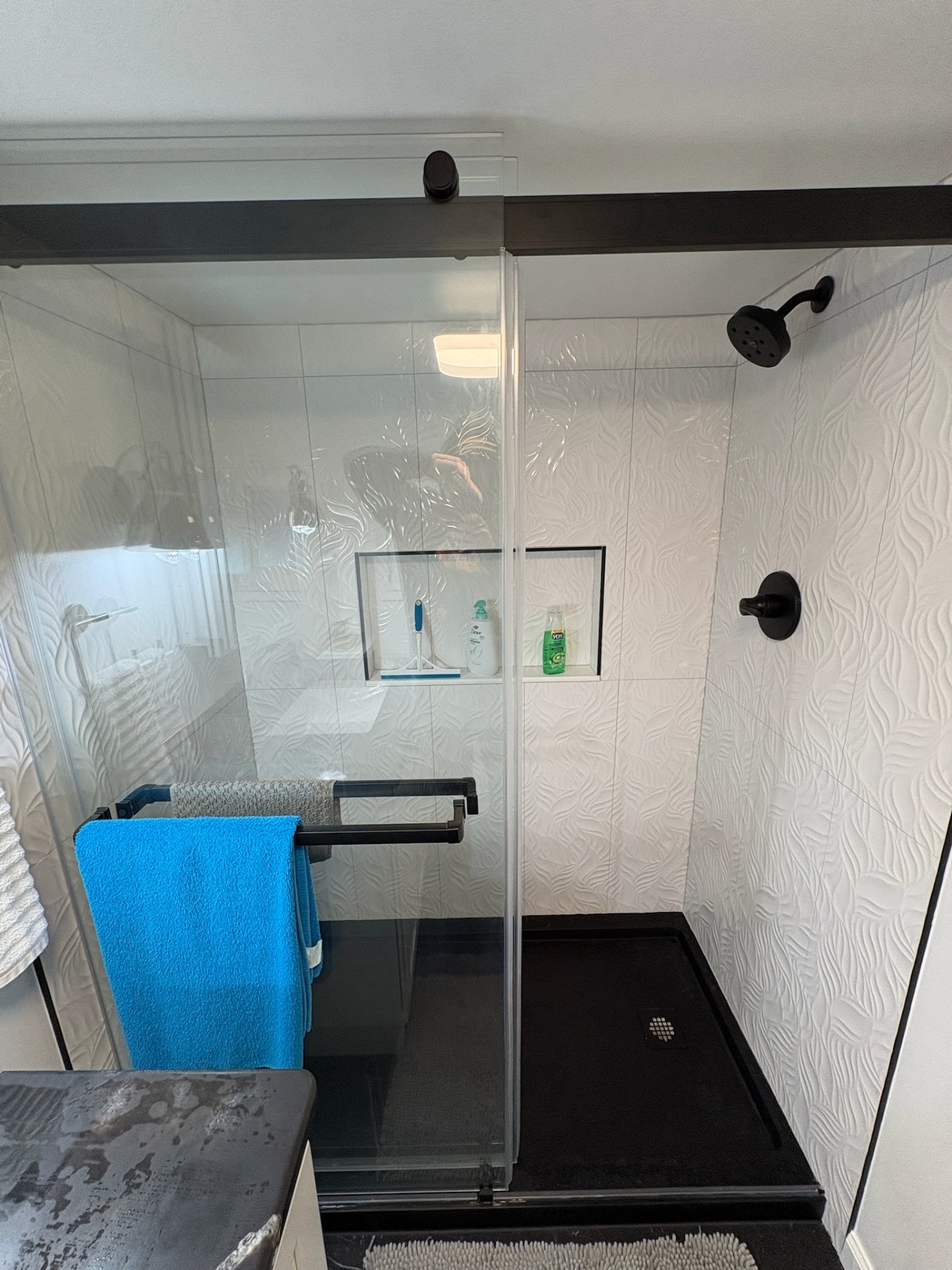 After — Walk-in shower