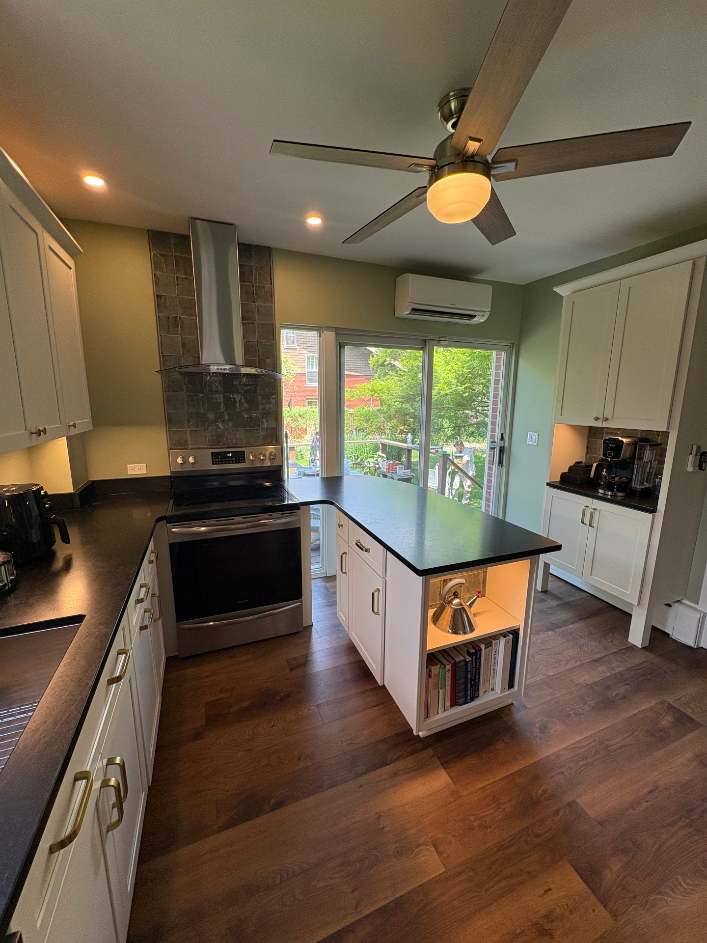 After — Stove & slider door